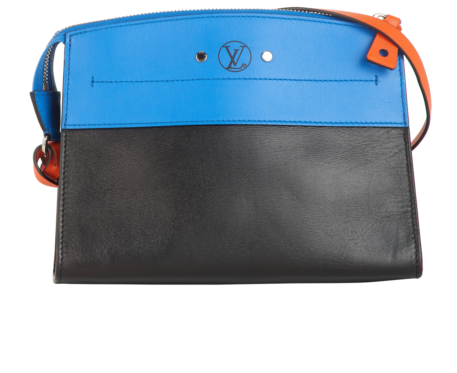 Mahina Stellar PM, &pound;595, Handbags, Blue, Leather, Back view